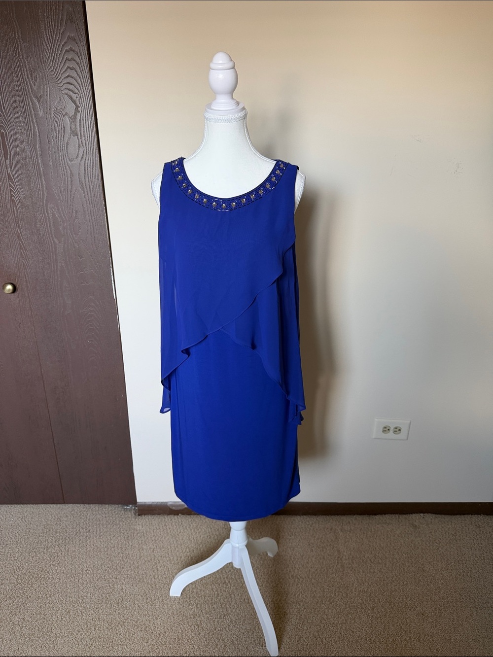 S.L. Fashions Cobalt Dress - size 4